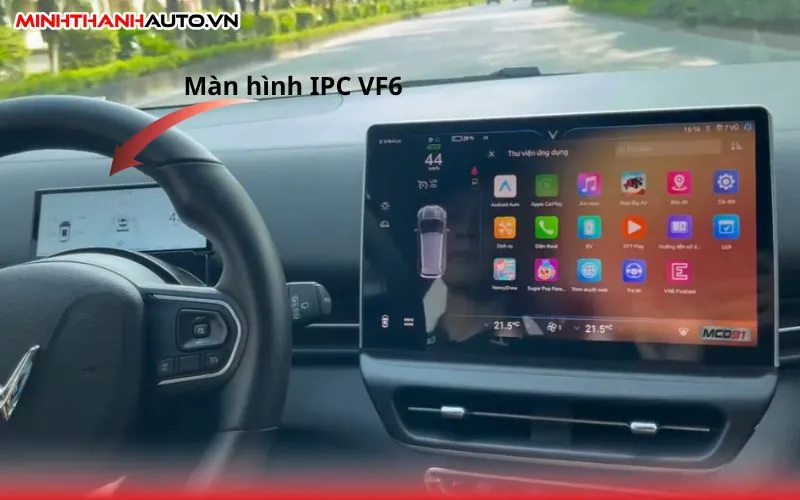 man hinh ipc vinfast vf6 chinh hang Lắp đặt màn hình IPC Vinfast VF6 chính hãng tại Thanh Hóa