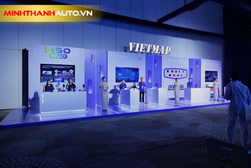 minh thanh auto gian hang trung bay camera hanh trinh vietmap l110 Sự kiện Vietmap REVO 25 ra mắt cuối năm 2025 công bố 5 siêu phẩm công nghệ