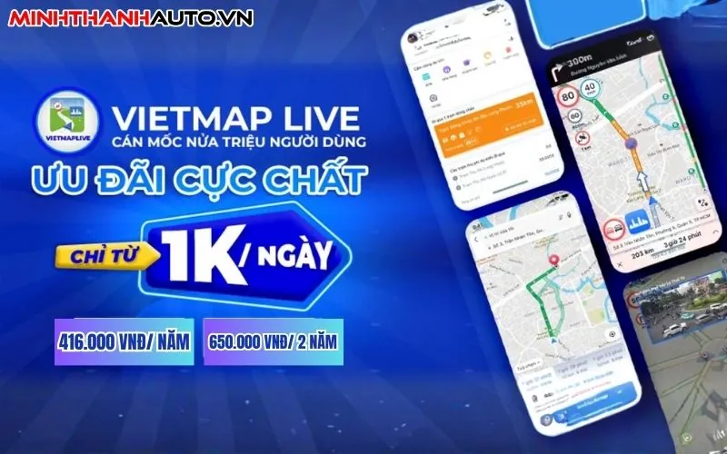 Giá ưu đãi Vietmap Live Pro Key 24 tháng chỉ áp dụng tại Thanh Hóa