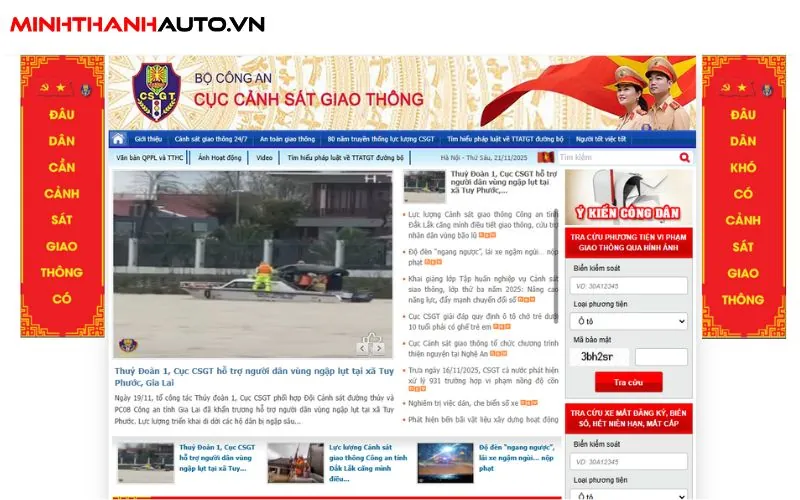 Tìm hiểu Tra Cứu Phạt Nguội Trên VNeTraffic Website 