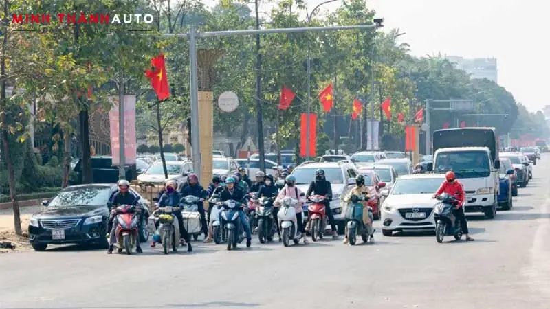 Camera AI phạt nguội tại Thái Nguyên