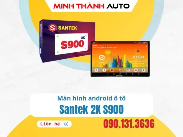 Man Hinh Andorid O To Santek S900 2k