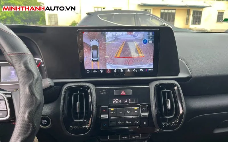 Man Hinh O To Android Santek Phien Ban Camera 360