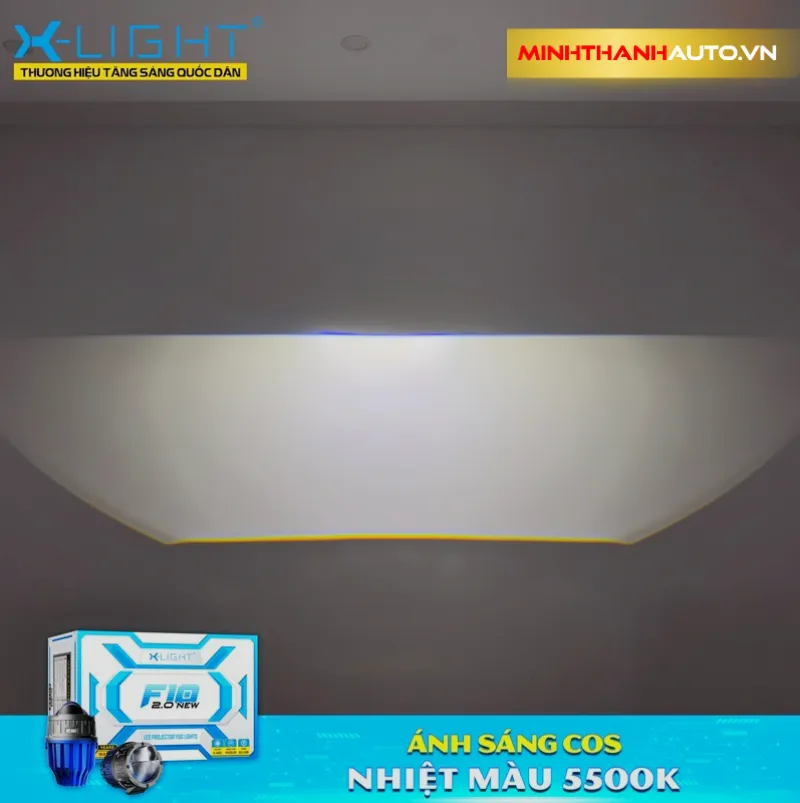 Minh Thanh Auto Bi Gam Xlight F10 2.0 Anh Sang Cos 5500k