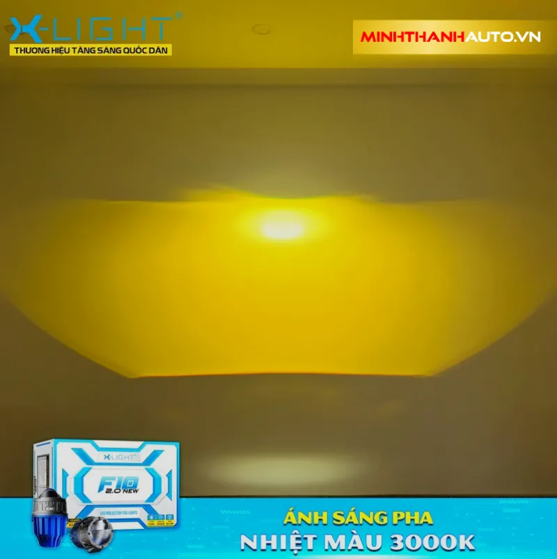 Minh Thanh Auto Bi Gam Xlight F10 2.0 Anh Sang Pha 3000k