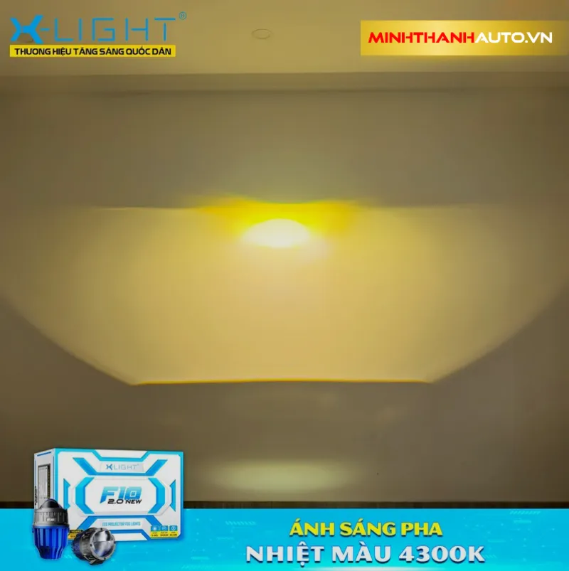 Minh Thanh Auto Bi Gam Xlight F10 2.0 Anh Sang Pha 4300k