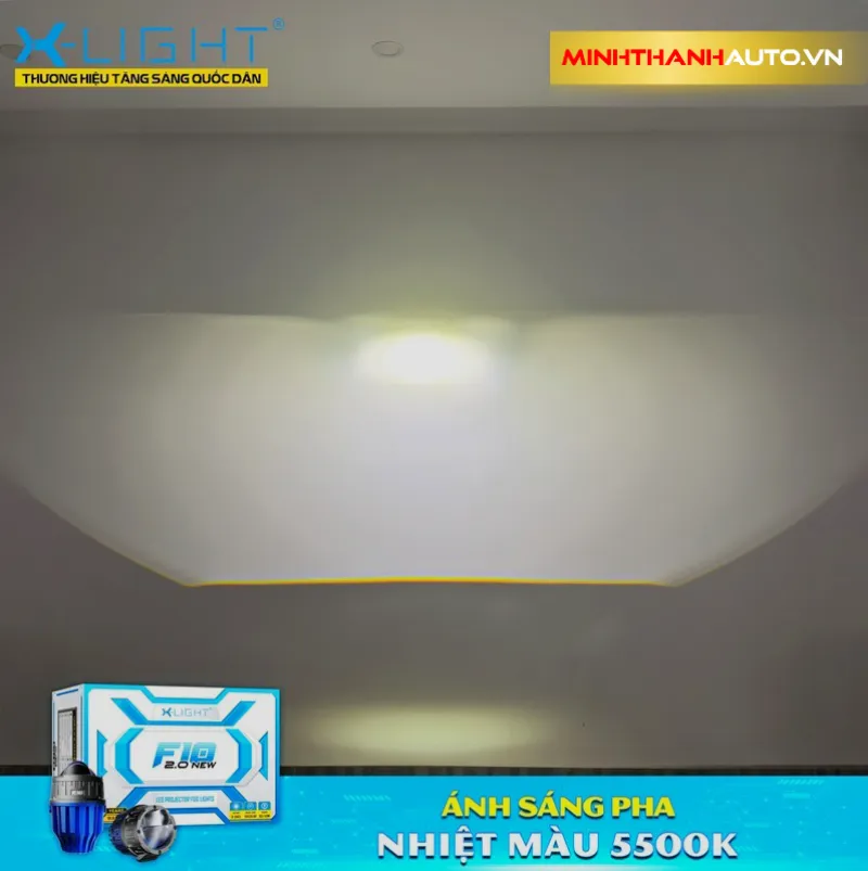 Minh Thanh Auto Bi Gam Xlight F10 2.0 Anh Sang Pha 5500k