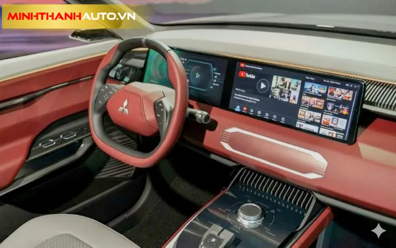 minh thanh auto nghe nhac giai tri youtube tren man hinh Zin mitsubhi DST Lắp Android Box Mitsubishi DST giúp màn hình Zin thành màn hình Andorid giải trí