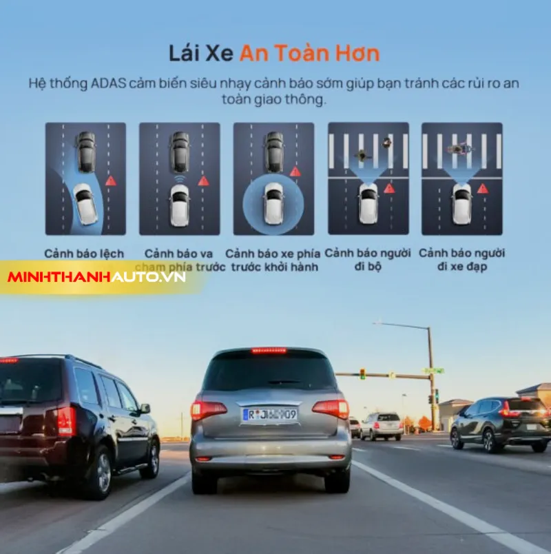minh thanh auto tinh nang adas camera hanh trinh 70mai a800se Minh Thanh Auto Tinh Nang Adas Camera Hanh Trinh 70mai A800se
