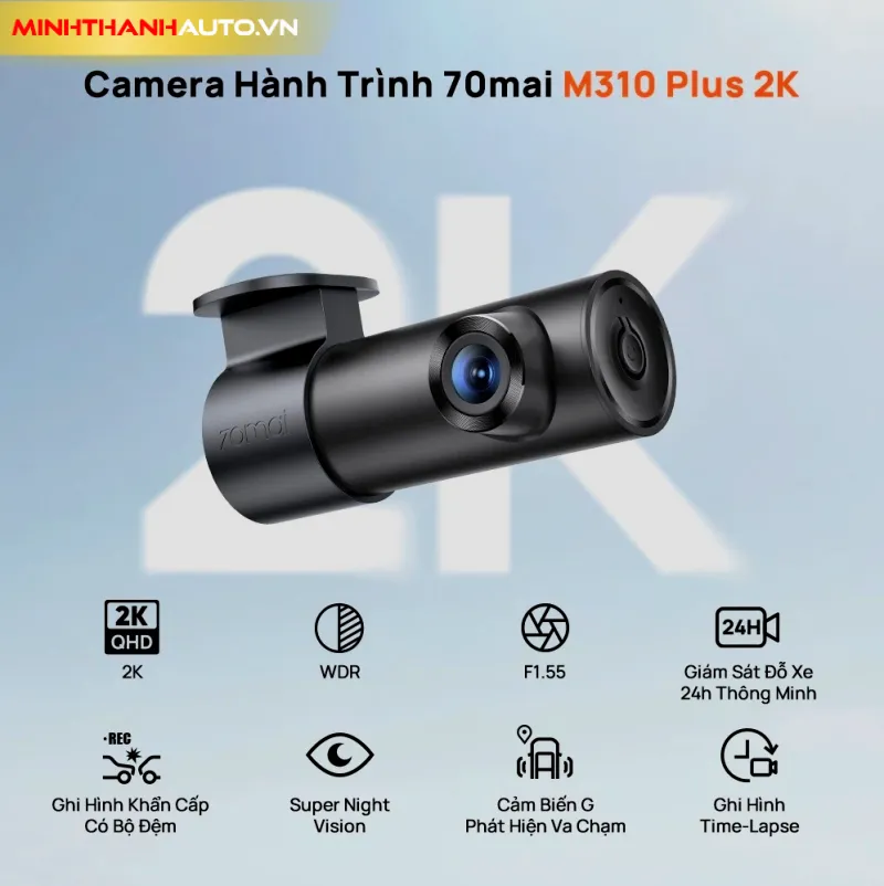 minh thanh auto tinh nang noi bat camera hanh trinh 70mai m310 plus 2k Minh Thanh Auto Tinh Nang Noi Bat Camera Hanh Trinh 70mai M310 Plus 2k