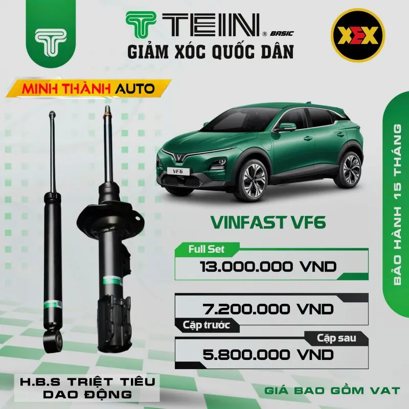 Minh Thanh Auto Gia Uu Dai Chinh Hang Phuocgiam Xoc Tein Chinh Hang Cho Vinfast Vf6