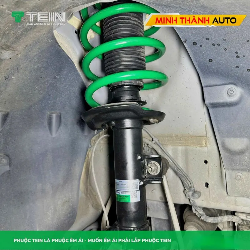 Minh Thanh Auto Hinh Anh Thuc Te Lap Phuoc Sau Tein Giam Xoc Vinfast Vf6