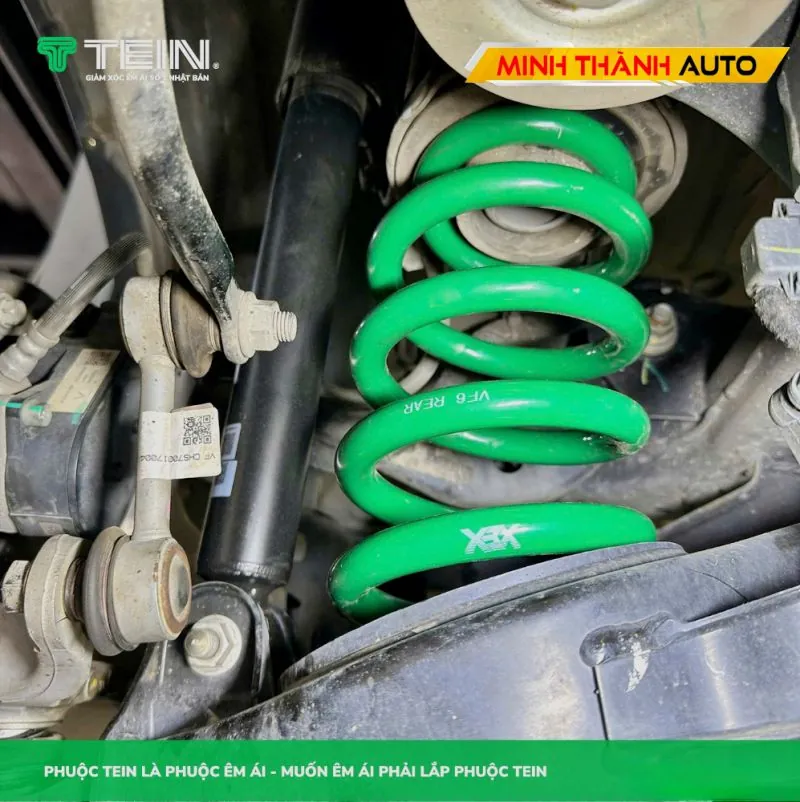 Minh Thanh Auto Hinh Anh Thuc Te Lap Phuoc Truoc Tein Giam Xoc Vinfast Vf6