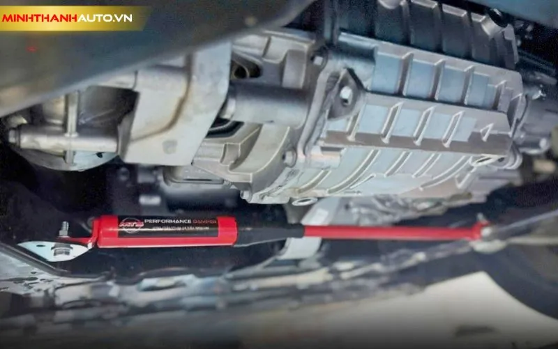 Minh Thanh Auto Lap Dat Thanh Giang Giam Chan Xe Vinfast Vf5 Duoi Xe