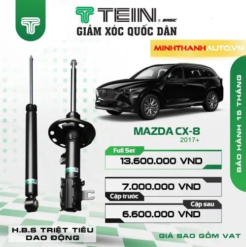 minh thanh auto mazda CX8 nang cap phuoc giam xoc tein Phuộc Giảm Xóc TEIN MAZDA CX-8 chính hãng tại Minh Thành Auto