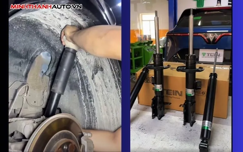Thi Cong Phuoc Tein Giam Xoc Cho Vinfast Vf7 Tai Thanh Hoa