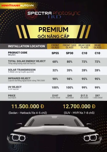 Minh Thanh Auto Bang Gia Uu Dai Goi Nang Cap Phim Cach Nhiet Photosync Uu Dai Tai Minh Thanh Auto