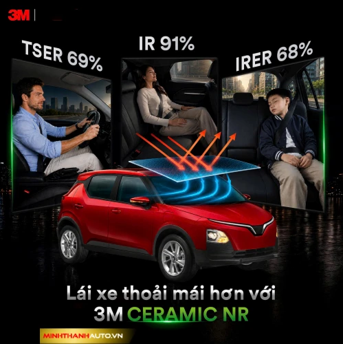 Minh Thanh Auto Lai Xe Thoai Mai Hon Voi 3m Ceramic Nr