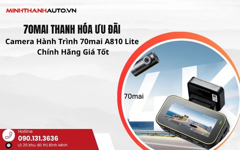 Thum 70mai Thanh Hoa Uu Dai Camera Hanh Trinh 70mai A810 Lite