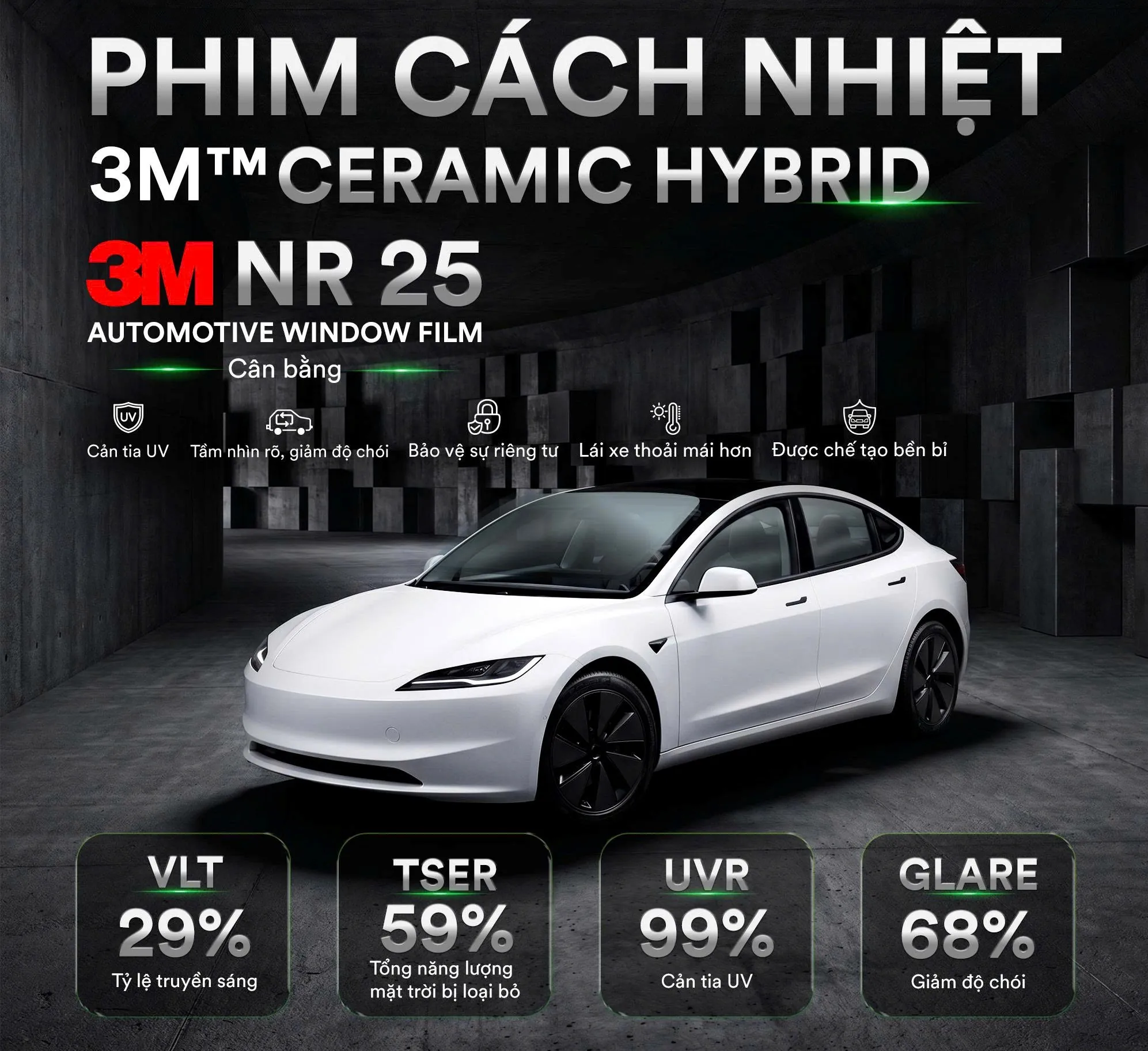 Phim cách nhiệt 3M NR 25