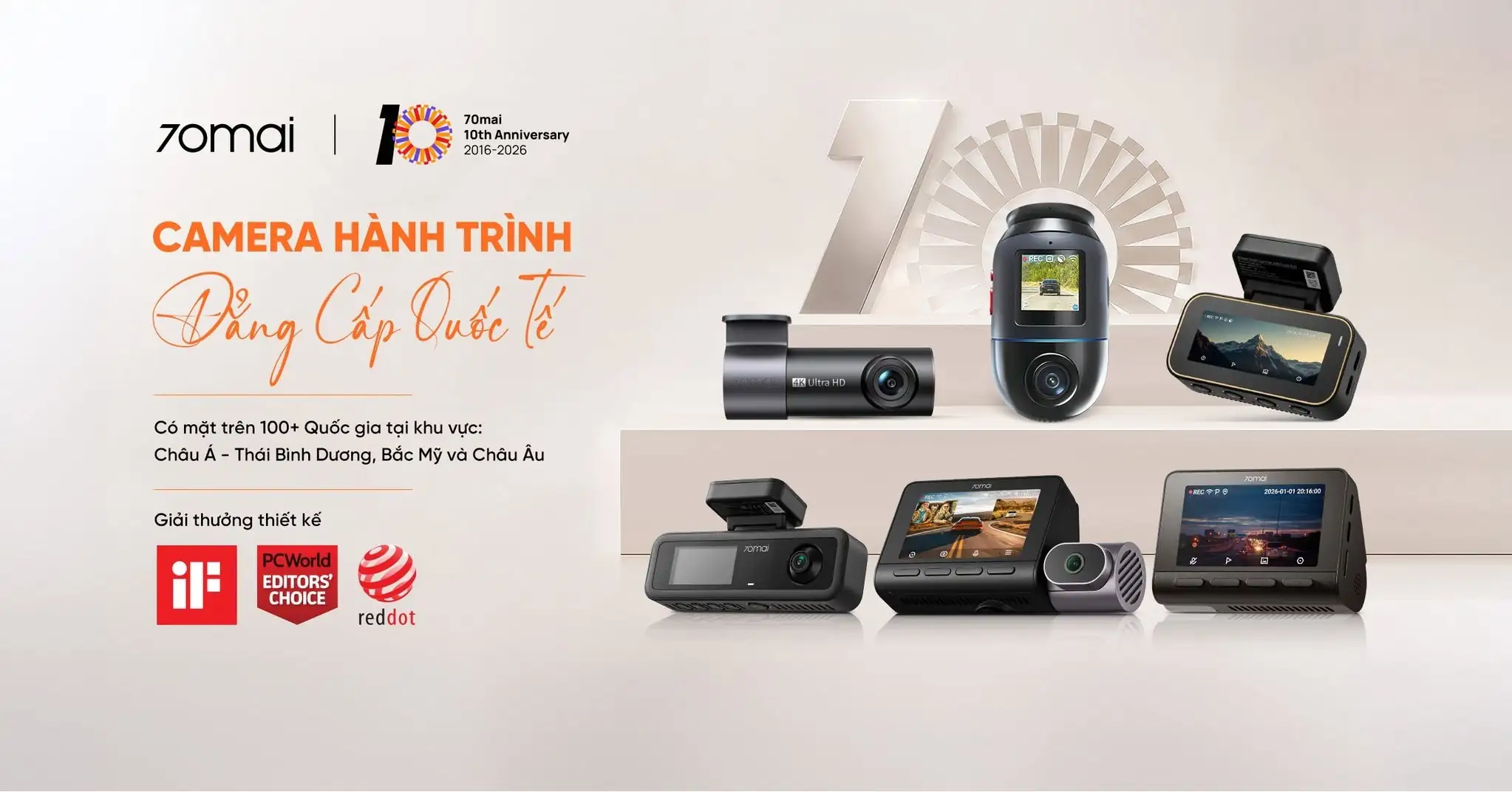 ky niem 10 nam ra mat camera hanh trinh 70mai tai vietnam Ky Niem 10 Năm Ra Mat Camera Hanh Trinh 70mai Tai Vietnam