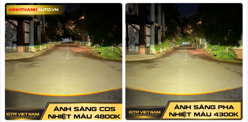Minh Thanh Auto Anh Sang Cos Va Pha Den Bi Gam G1 Turbo V2