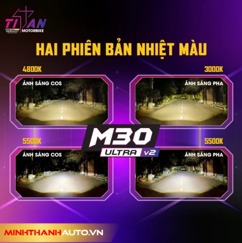 minh thanh auto cac phien ban nhiet mau titan m30 ultra v2 Minh Thanh Auto Cac Phien Ban Nhiet Mau Titan M30 Ultra V2
