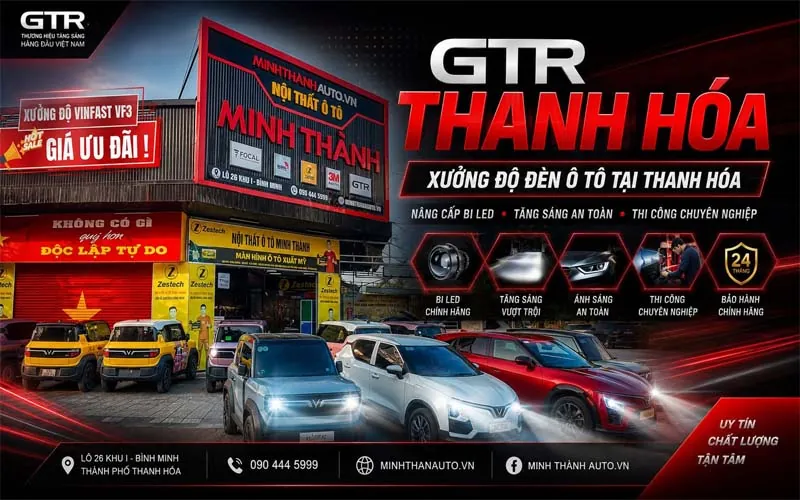 Minh Thanh Auto Dai Ly Gtr Chinh Ang Hac Thanh Thanh Hoa