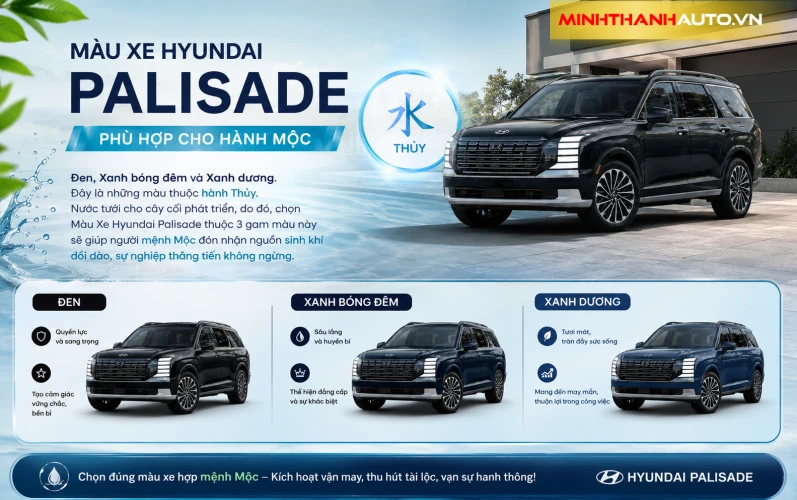 Minh Thanh Auto Mau Xe Huyndai Palisade Cho Nguoi Menh Moc