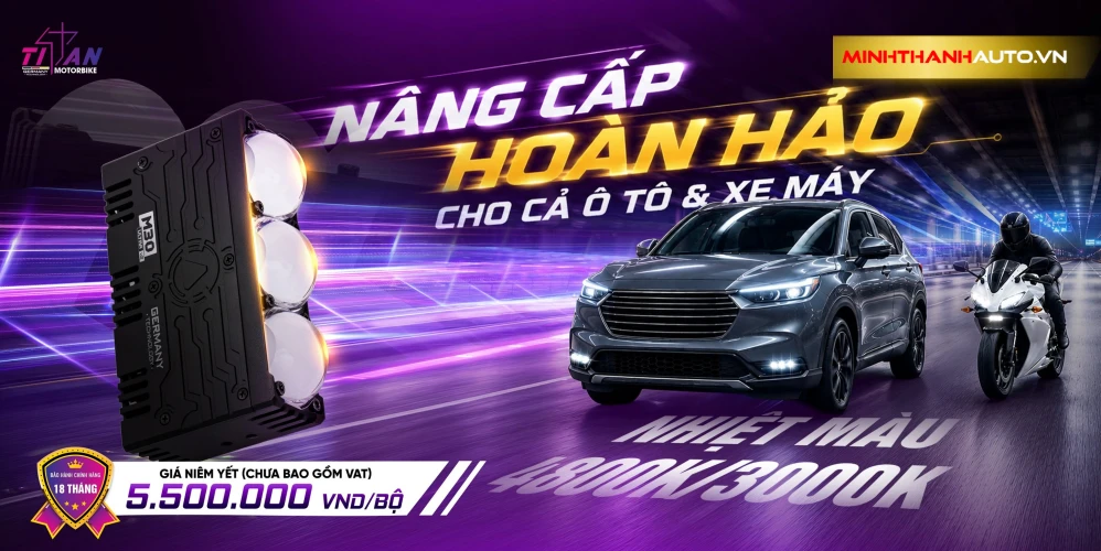 minh thanh auto titan m30 ultra nang cap hoan hao den bi gam cho xe yeu Minh Thanh Auto Titan M30 Ultra Nang Cap Hoan Hao Den Bi Gam Cho Xe Yeu