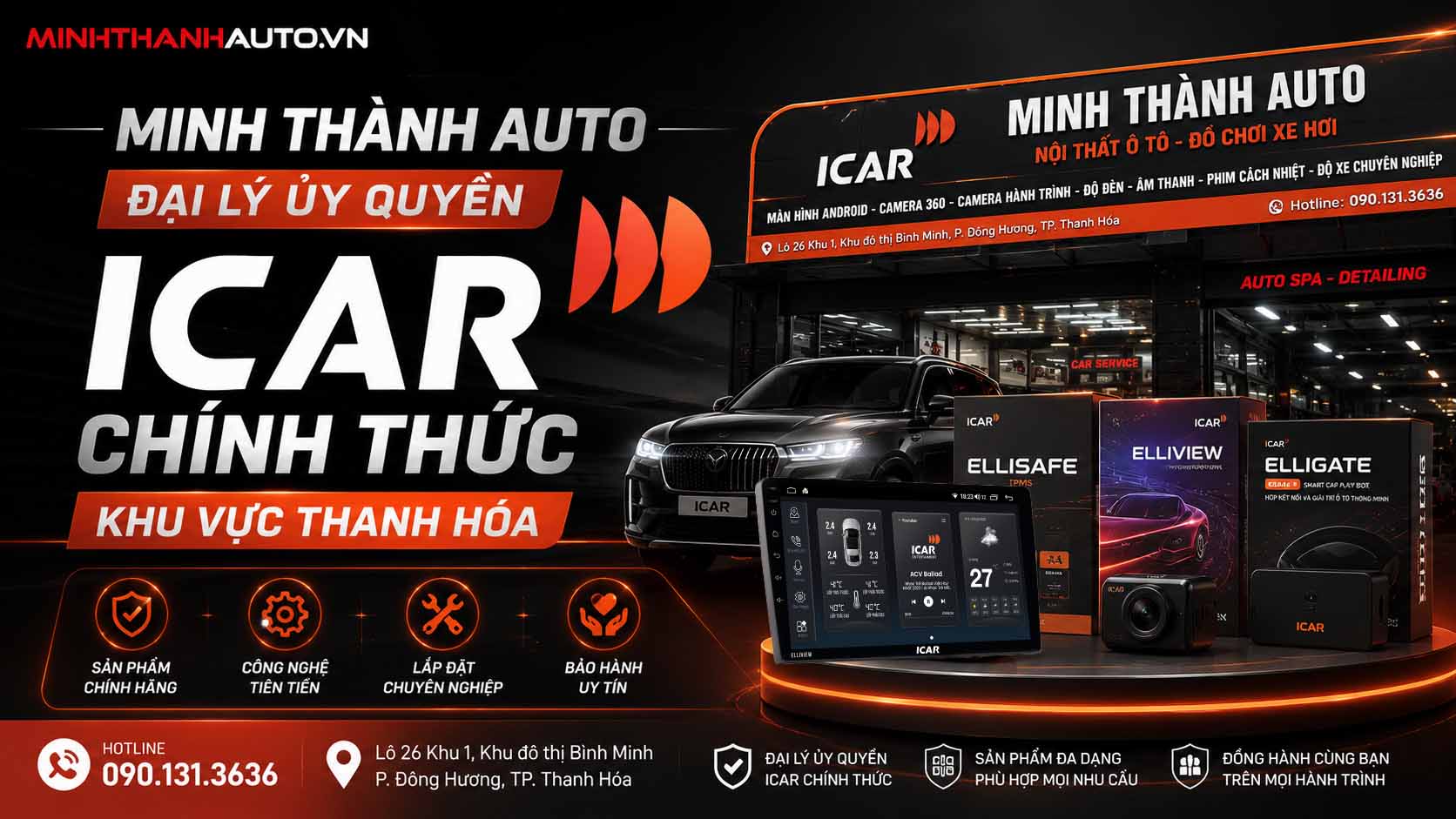 Minh Thành Auto Đại Lý Ủy Quyền ICAR Chính Thức Khu Vực Thanh Hóa