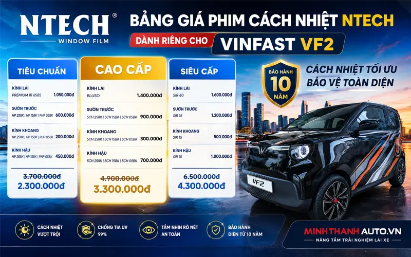 Bang Gia Phim Cach Nhiet Ntech Danh Cho Vinfast Vf2