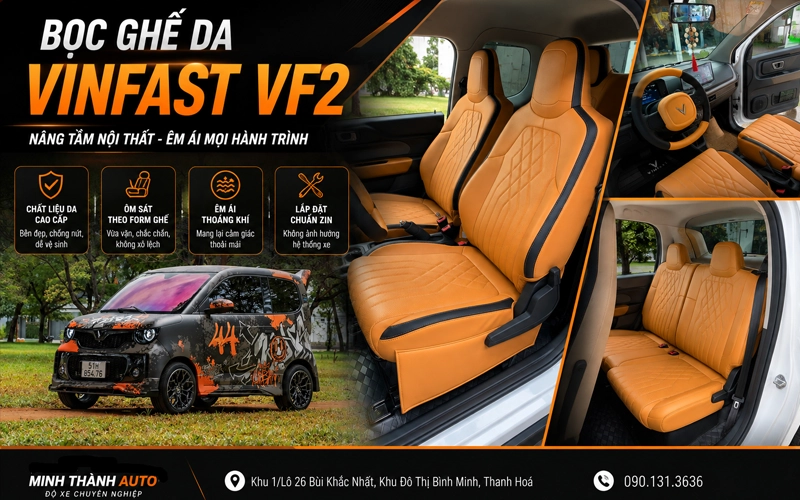 boc ghe da vinfast vf2 mau caramel Boc Ghe Da Vinfast Vf2 Mau Caramel