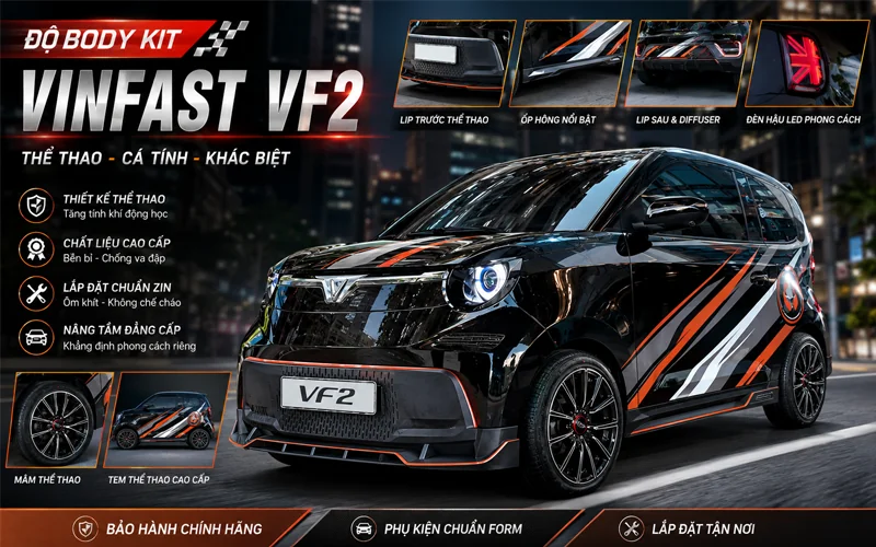 Body Kit Vinfast Vf2 Ca Tinh Khac Biet