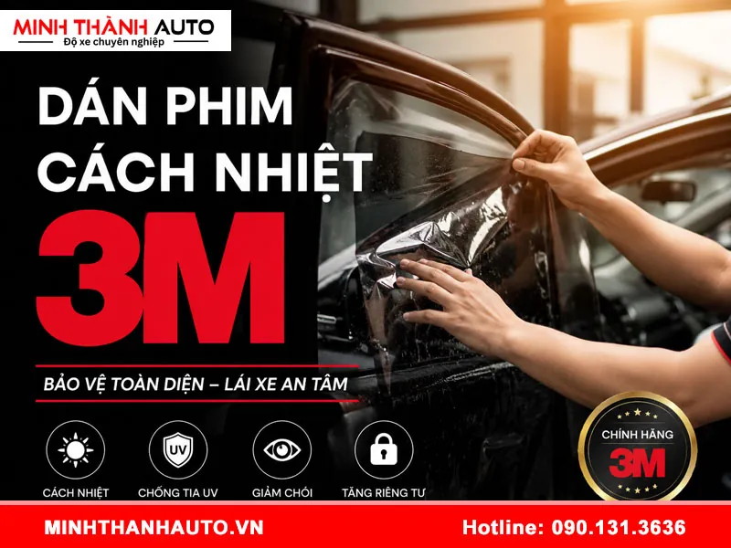 chi phi dan phim cach nhiet 3m 1 Chi phí dán phim cách nhiệt 3M