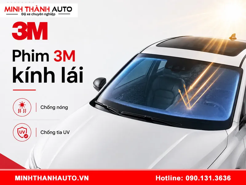 Giá phim cách nhiệt 3m kính lái