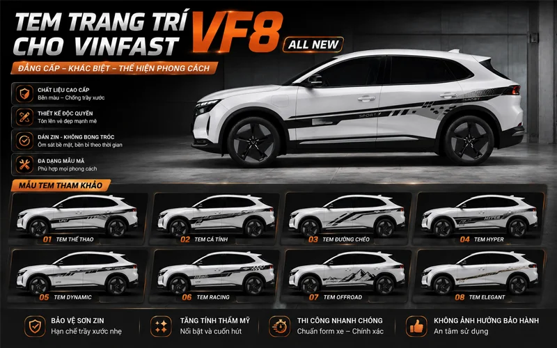 mau tem trang tri cho vinfast vf8 all new thanh hoa Mau Tem Trang Tri Cho Vinfast Vf8 All New Thanh Hoa