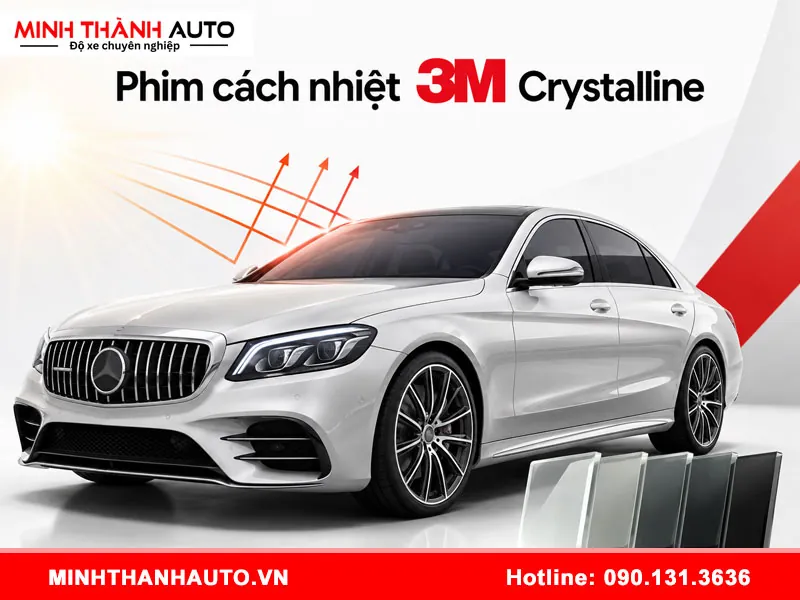 phim cach nhiet 3m crystalline gia bao nhieu 4 Phim cách nhiệt 3m crystalline giá bao nhiêu và bảng giá