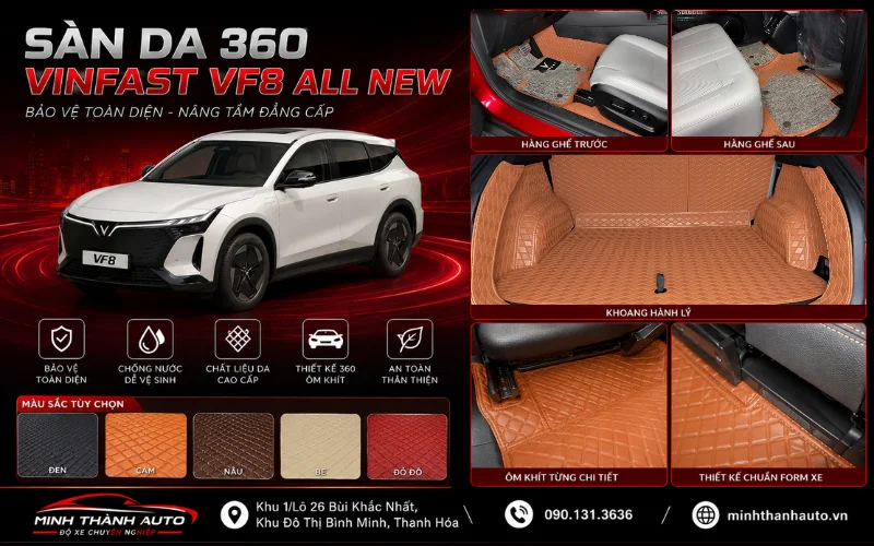 San Da 360 Vinfast Vf8 All New Hinh Anh Truc Tiep Tai Minh Thanh Auto