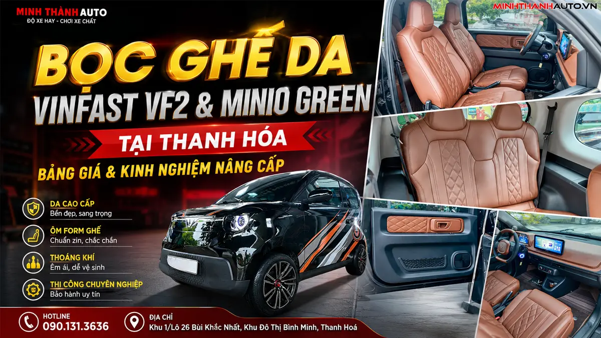 Thum Boc Ghe Da Vinfast Vf2 Va Minio Green Bang Gia Minh Thanh Auto