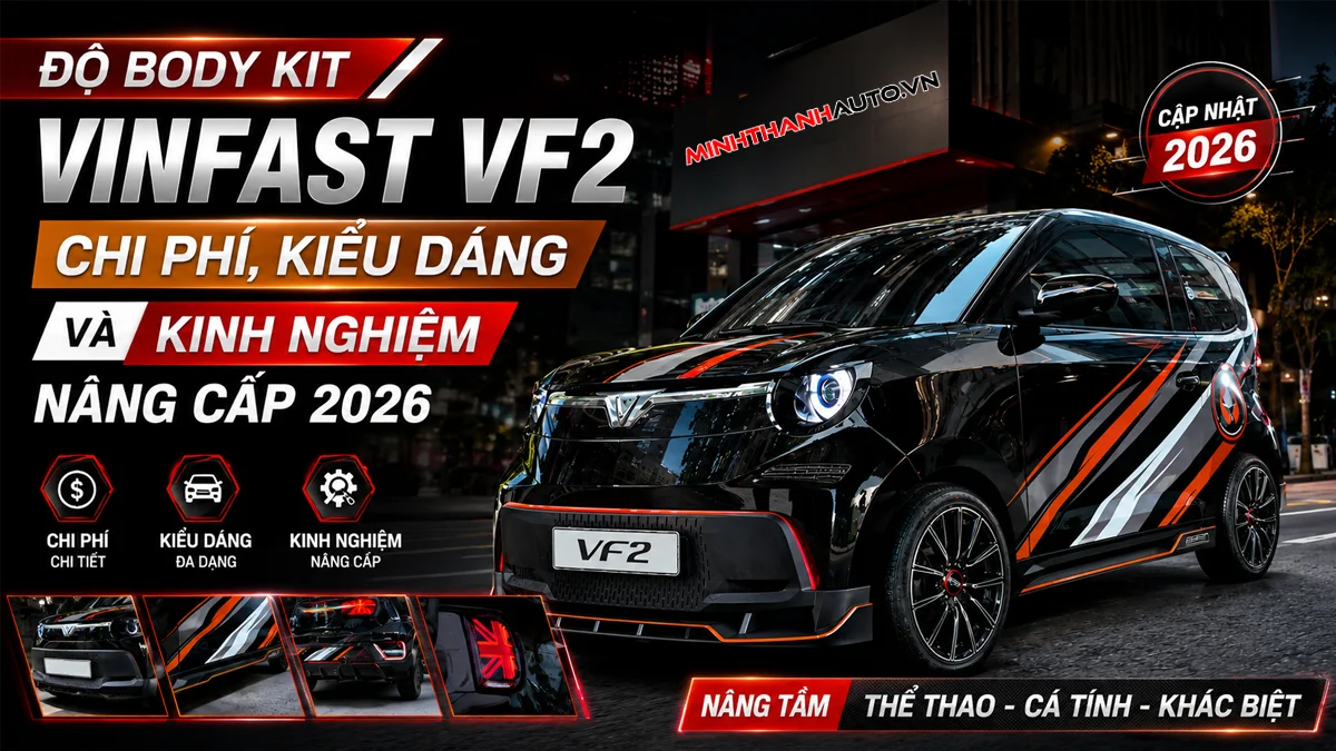 Thum Do Body Kit Vinfast Vf2 Chi Phi Kieu Dang Kinh Nghiem