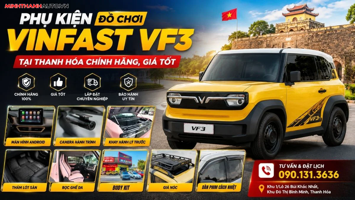 Thum Phu Kien Do Choi Vinfast Vf3 Tai Thanh Hoa Minh Thanh Auto