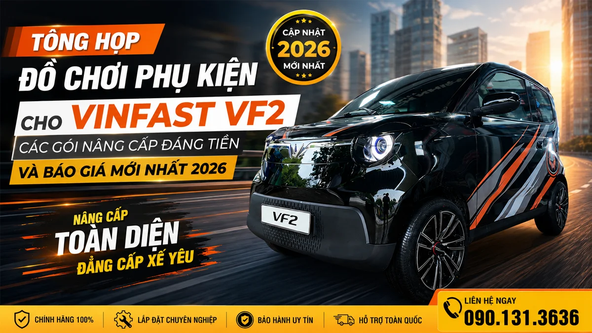 Thum Tong Hop Do Choi Phu Kien Vinfast Vf2 Nang Cap Dang Tien