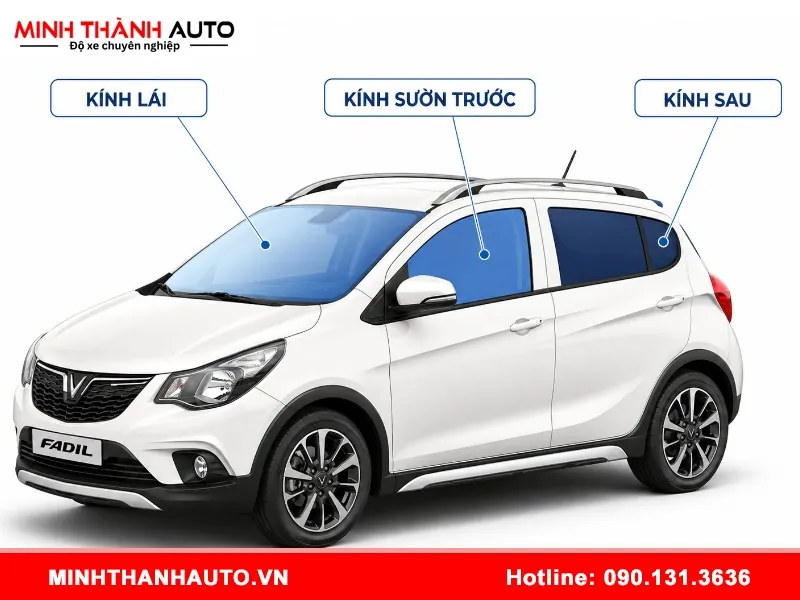 Dán phim cách nhiệt 3m cho fadil nhanh chóng & hiệu quả cao