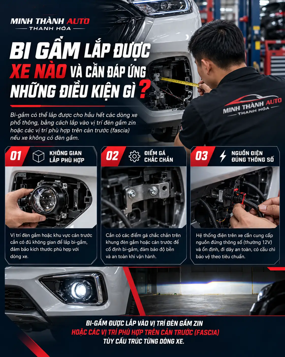 bi gam lap duoc xe nao va can dap ung dieu kien gi Bi Gam Lap Duoc Xe Nao Va Can Dap Ung Dieu Kien Gi