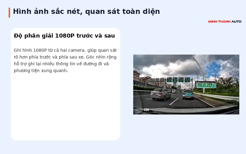 camera hanh trinh 70mai m210 hinh anh sac net quan sat toan dien Camera Hanh Trinh 70mai M210 Hinh Anh Sac Net, Quan Sat Toan Dien