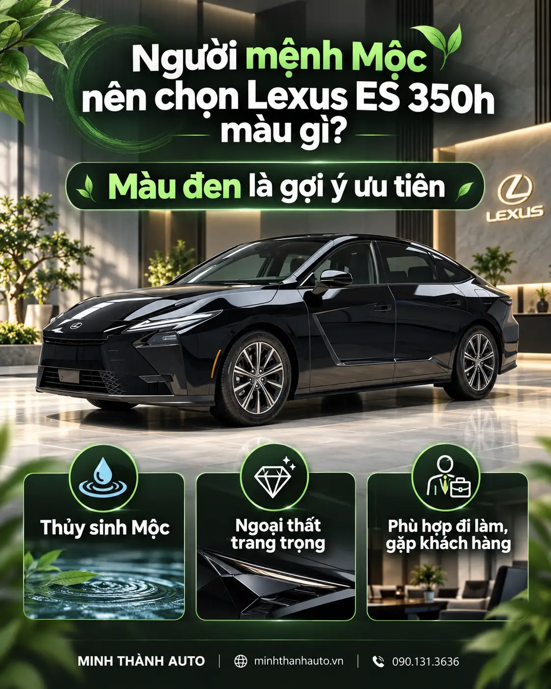 chu xe menh moc nen lua chon lexus es 350h mau gi Chu Xe Menh Moc Nen Lua Chon Lexus Es 350h Mau Gi