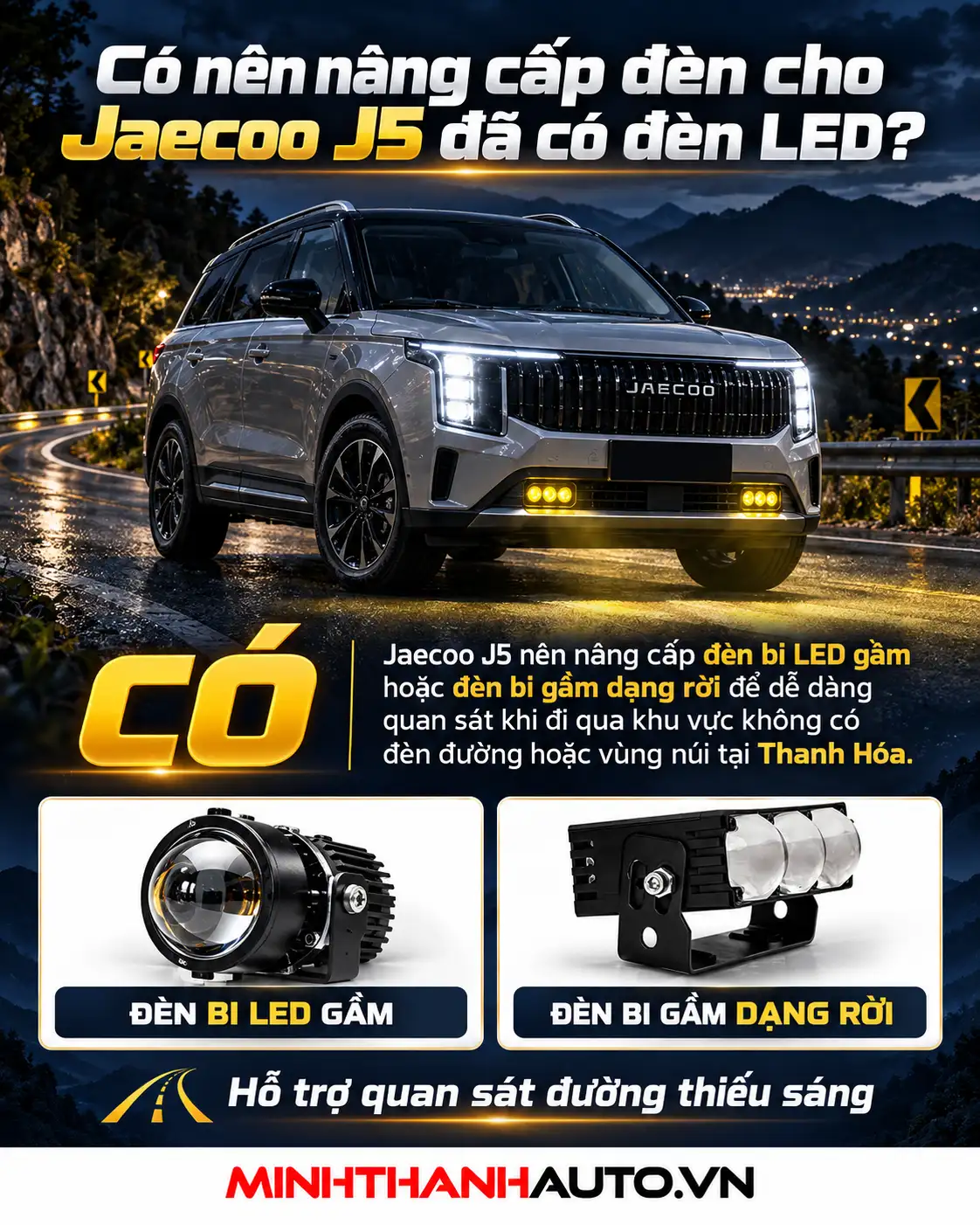 Co Nen Nang Cap Den Cho Jaecoo J5 Du Cho Da Co Den Led