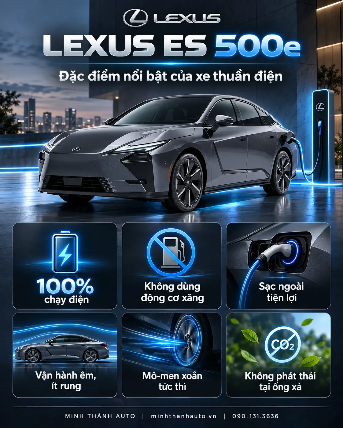 Diem Noi Bat Xe Lexus Es 500e