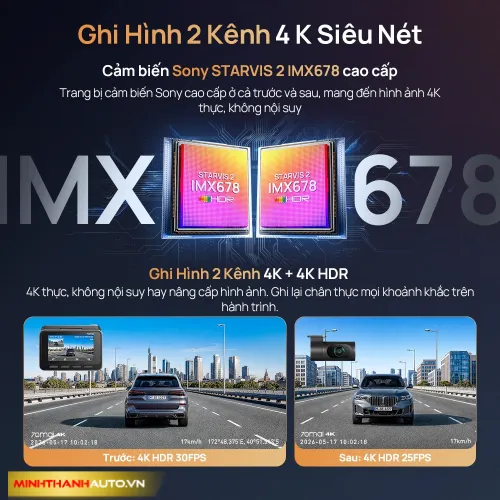 minh thanh auto ghi hinh 2 kenh 4k sieu net camera hanh trinh 70mai a900 ultra Minh Thanh Auto Ghi Hinh 2 Kenh 4k Sieu Net Camera Hanh Trinh 70mai A900 Ultra